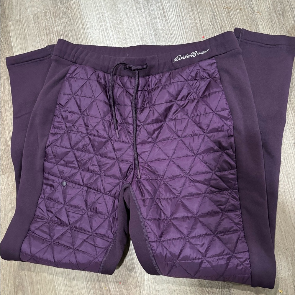 Eddie Bauer Quilted Pants EUC| Chair Six insulated Hybrid